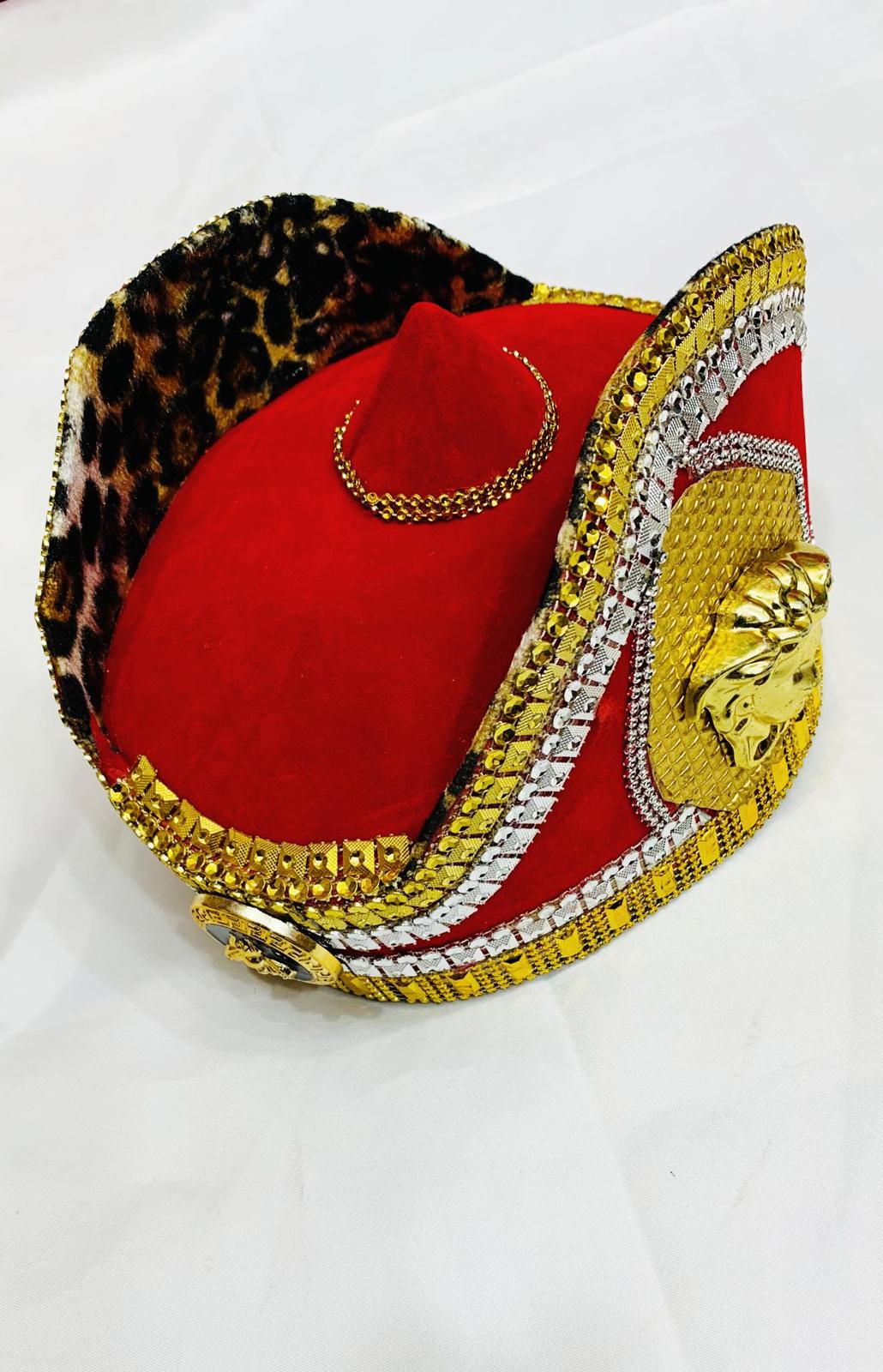 Engraved gold Igbo Cap, African Royal Hat, Odogwu Cap, Ichie Hat, Kings Cap, prefect for Kingly figure, groom, costume wears. SHIP NEXT DAY