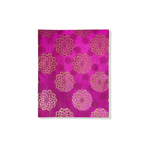 Magenta Sego headwrap 2 pieces sego for special occasion latest two design Swiss sego