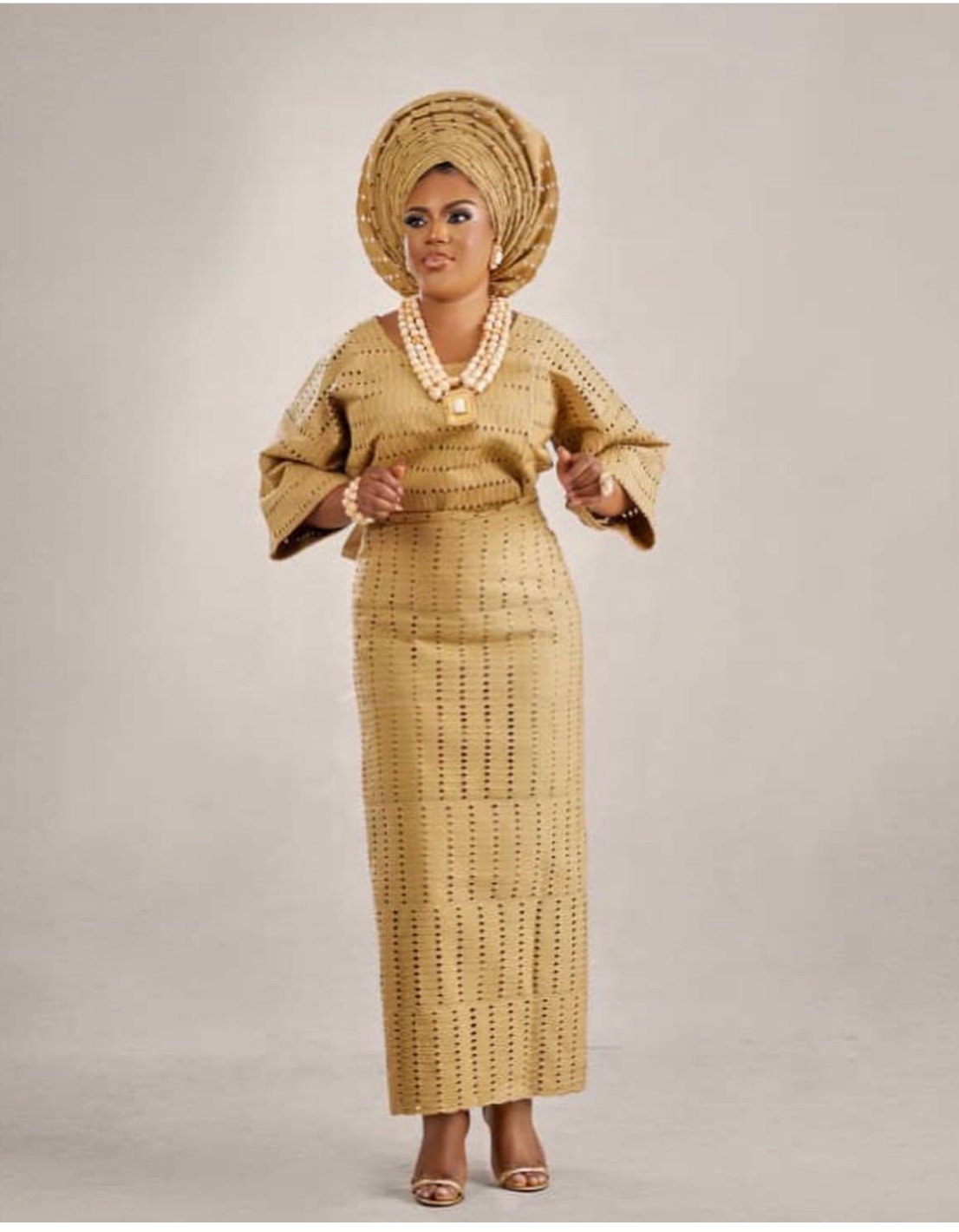 Aso oke for traditional wedding sale