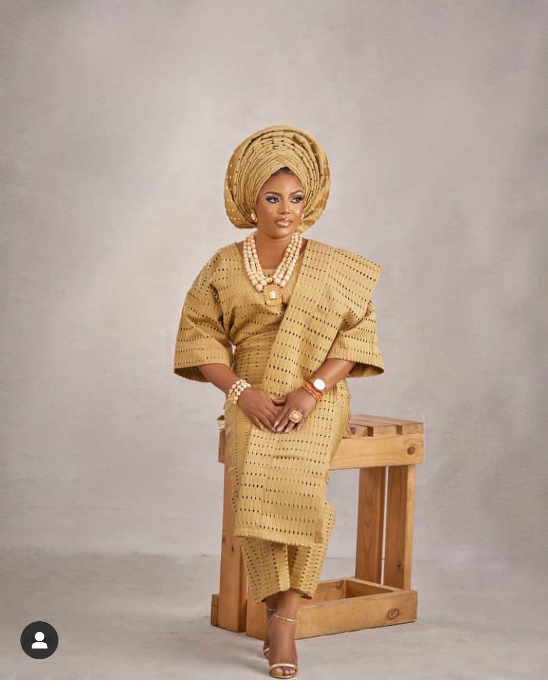 Vintage Etu Bride's Aso Oke, African traditional wedding, photo shoot, complete wedding dresses, Onja Owu, Sanyan